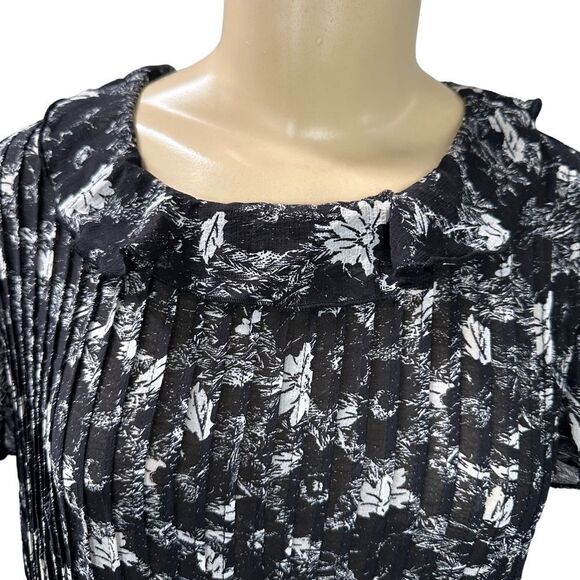 Free People These Dreams Floral Ruffled sheer Mini Dress - Picture 7 of 11